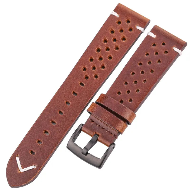 Pinnacle Collection Handmade Cowhide Watch Band 18mm 20mm 22mm 24mm Pinnacle Luxuries