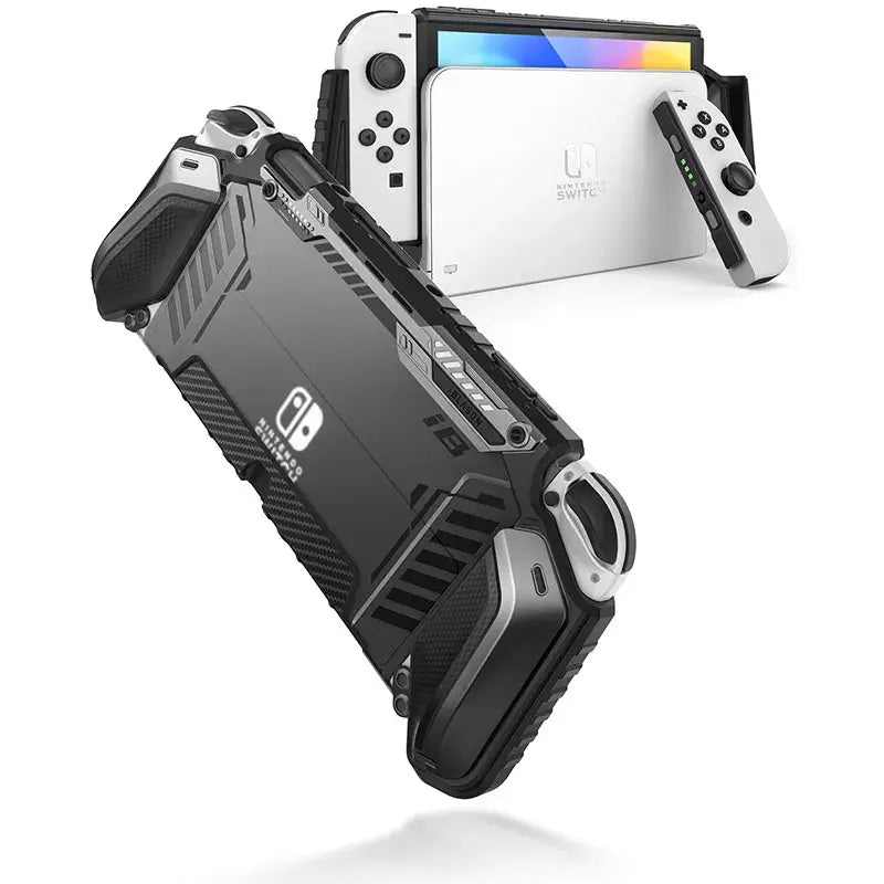 I-BLASON Armorbox Case For Nintendo Switch OLED 2021 Dockable Rugged Protective Cover Case Compatible with Nintendo Switch OLED Pinnacle Luxuries