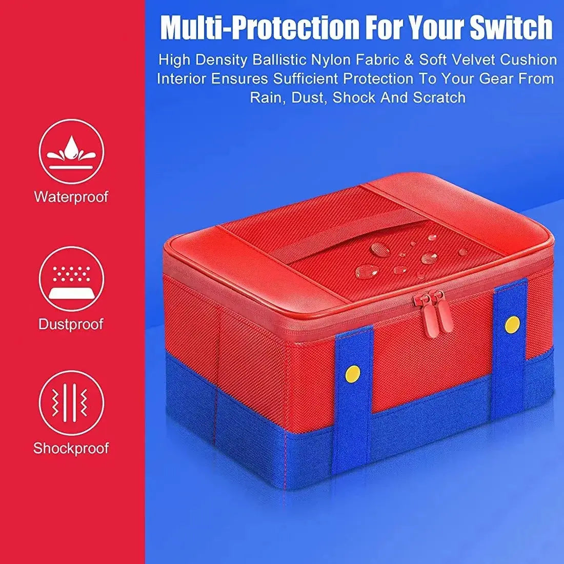 Large Carrying Protective Case for Nintendo Switch OLED Console Pro Controller Travel Storage Bag Case For Switch Accessories Pinnacle Luxuries