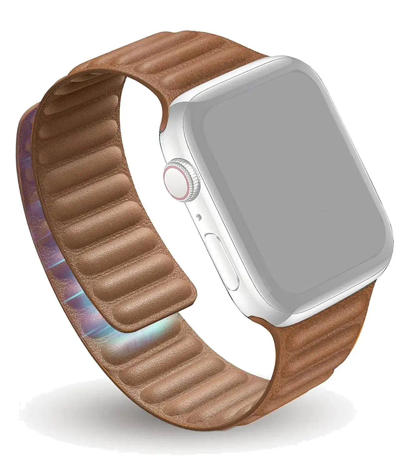 Leather Link For Apple watch band 45mm 44mm 40mm 41mm 49mm 42mm Magnetic Loop bracelet iWatch series Ultra 3 4 5 SE 6 7 8 strap Pinnacle Luxuries