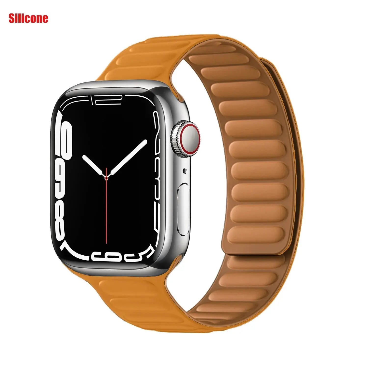 Luxe Leather Loop & Silicone Magnetic Bands for Apple Watch Series 9 & Ultra 2 - Pinnacle Luxuries