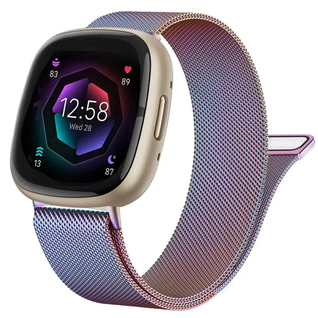 MagnetMesh Steel Mesh Band for Fitbit Versa Series - Pinnacle Luxuries