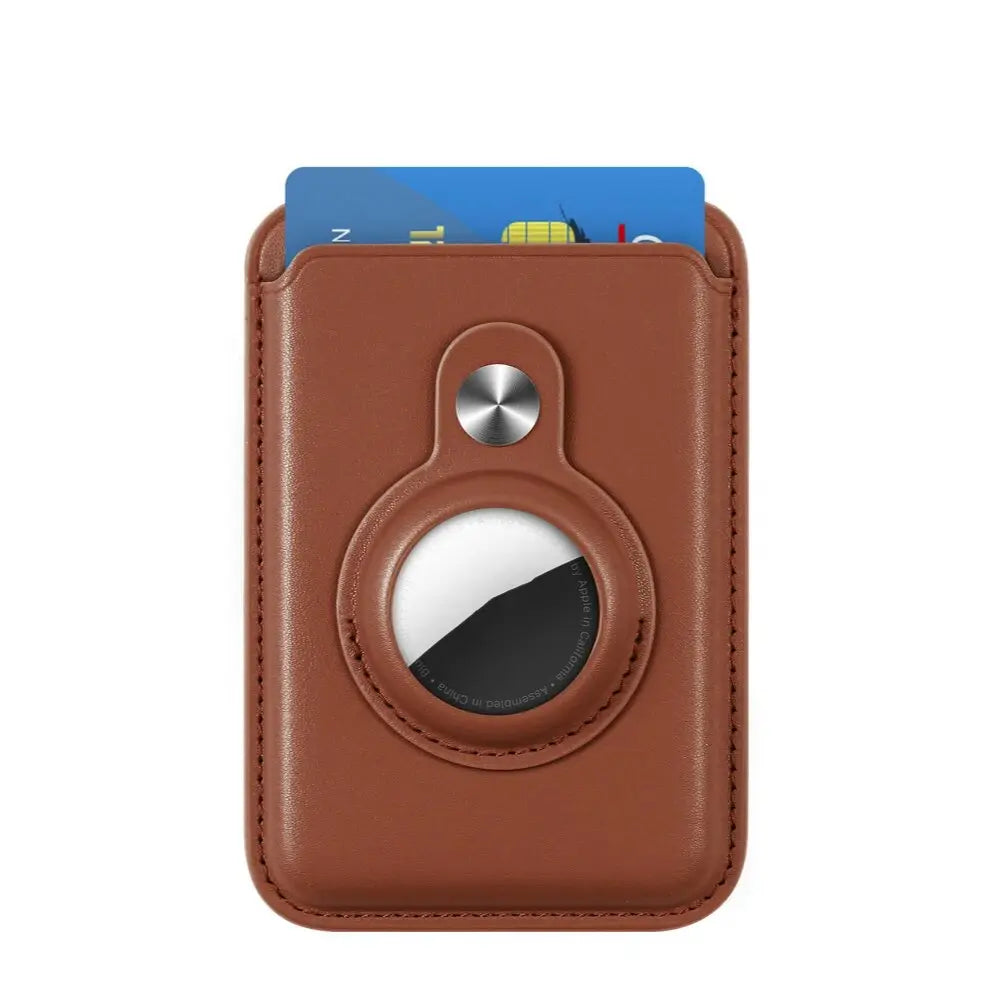LuxTrack 2-in-1 Magnetic Wallet Case with Apple AirTag Slot for iPhone - Pinnacle Luxuries