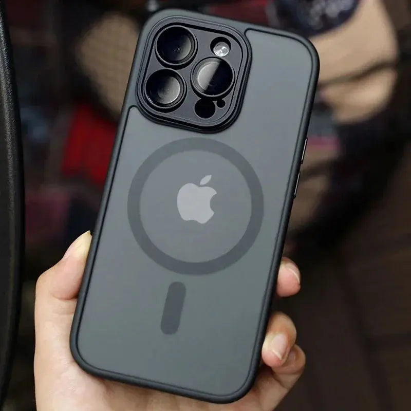 Magnetic Luxury Matte Translucent Armor Shockproof Case For iPhone 14 13 12 11 15 Pro Max Plus For Magsafe Wireless Charge Cover Pinnacle Luxuries