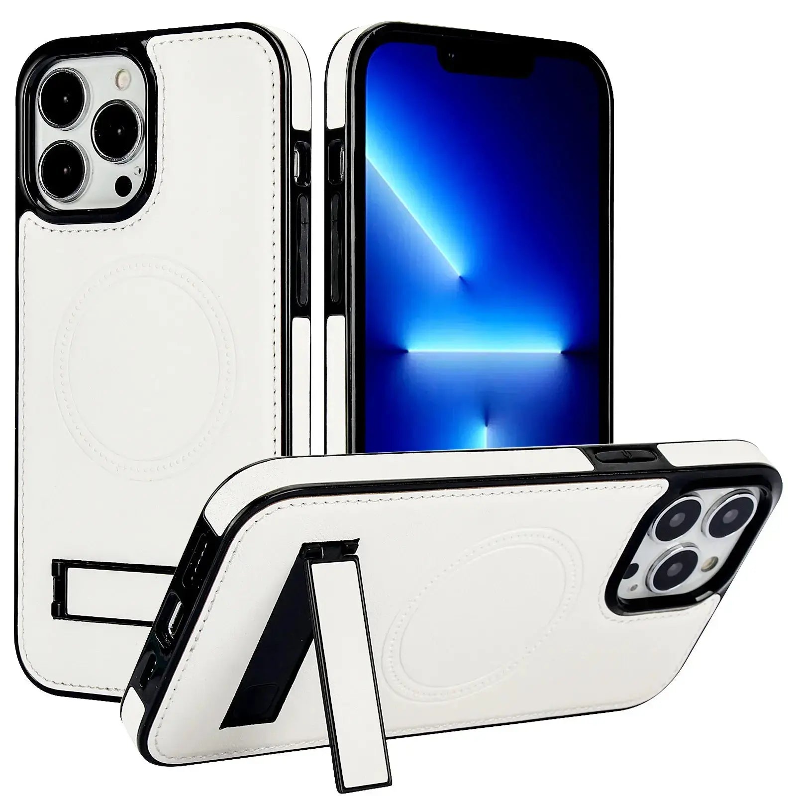 MagnoShield Pro Stand Case for iPhone 14 & 15 - Elite Defense Series - Pinnacle Luxuries