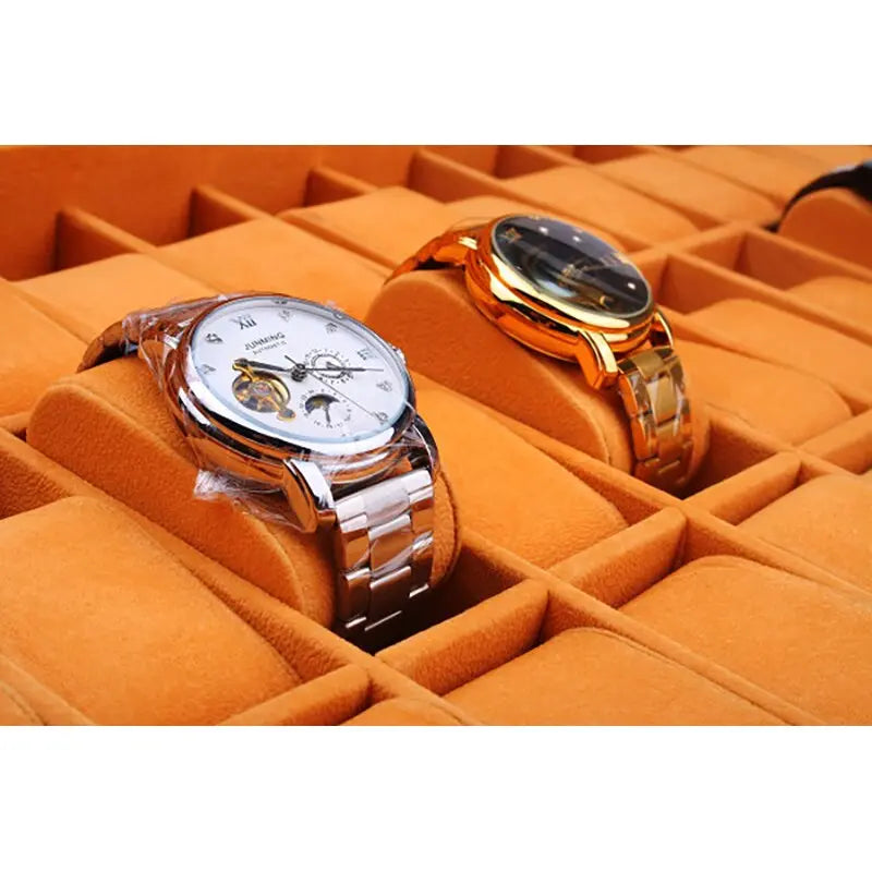 66 Slots Watch Storage Box Aluminum Alloy Watch Suitcase Portable Watch Display Box Pinnacle Luxuries