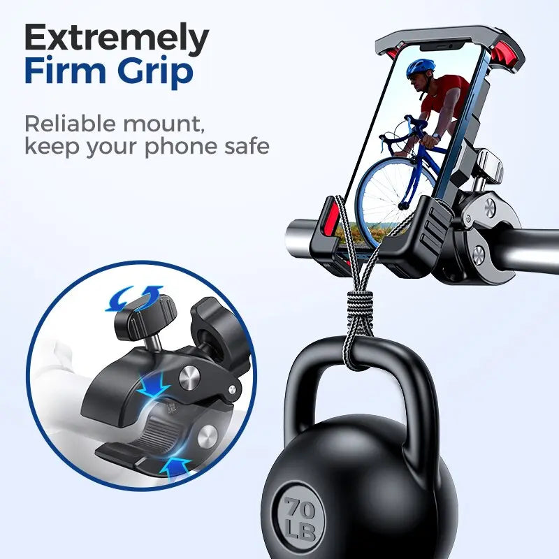 Pinnacle Luxuries UltraGrip Bike Motorcycle Phone Mount Holder Pinnacle Luxuries