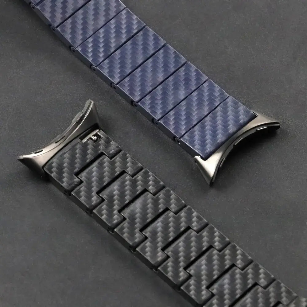 Carbon Fiber Pattern Straps For Google Pixel Watch band Carbon Fiber Watch Bracelet for Pixel Watch Replacement Straps Pinnacle Luxuries