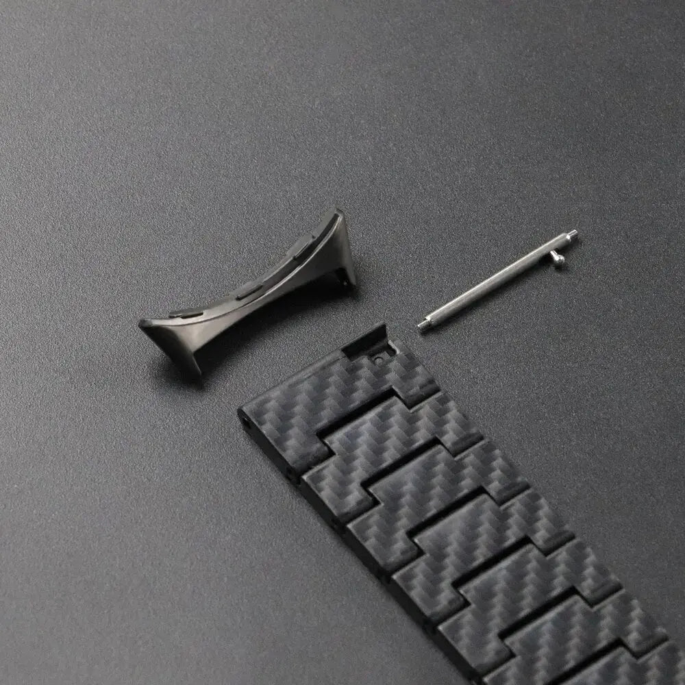 Carbon Fiber Pattern Straps For Google Pixel Watch band Carbon Fiber Watch Bracelet for Pixel Watch Replacement Straps Pinnacle Luxuries