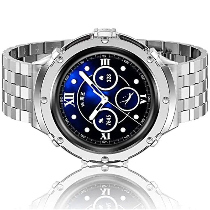 LuxeSteel Stainless Steel Band and Case for Samsung Galaxy Watch 5 Pro 45mm Pinnacle Luxuries