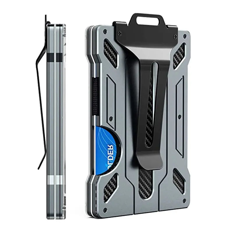 EDC Outdoor Card Holder Practical Tactical Magsafe Aluminum Fashion Mini Smart Magic Wallet Pinnacle Luxuries
