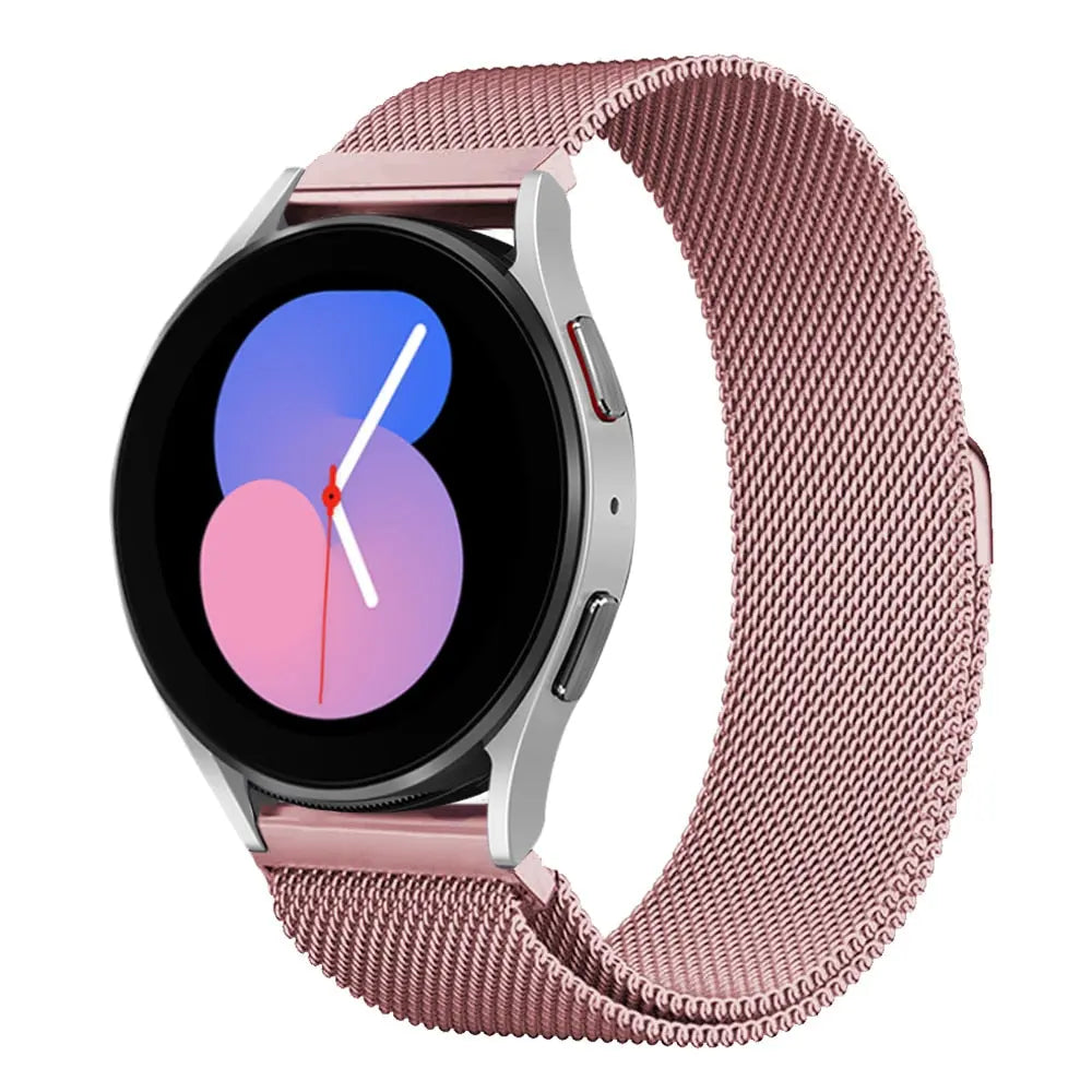 Leather+Stainless Steel Strap For Samsung Galaxy Watch 4 6 Classic 47mm 43mm 42 46mm Bracelet Galaxy Watch 6 5 4 40 44MM 5Pro 45 Pinnacle Luxuries