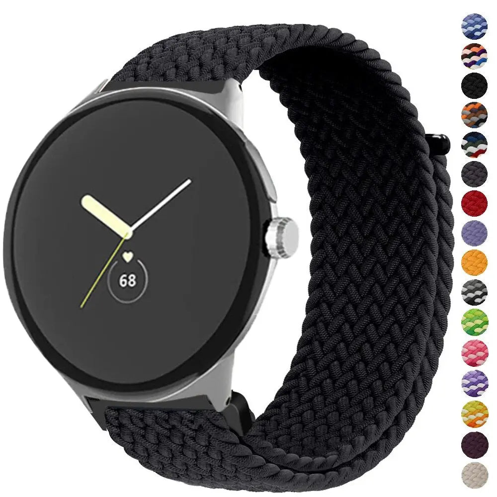 Strap For Google pixel band Smartwatch Accessories Braided Solo loop Elastic Adjustable Nylon correa belt bracelet Pixel Watch Pinnacle Luxuries