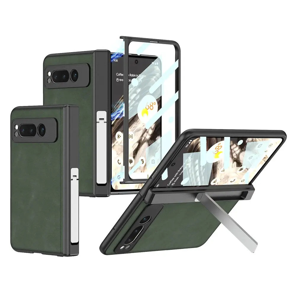 ProGuard Matte Leather Case For Pixel Fold Phone Pinnacle Luxuries