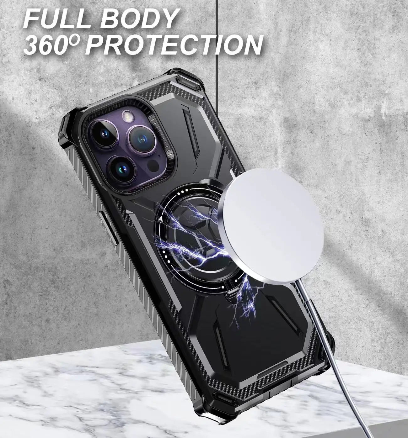 UltiGuard 360° Armor Magsafe Compatible Case for iPhone 15 Series Pinnacle Luxuries