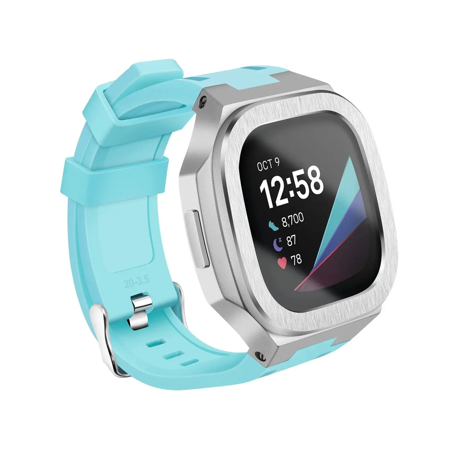 TitanFlex Band & ArmorShield Protector for Fitbit Versa 3/4 & Sense 1/2