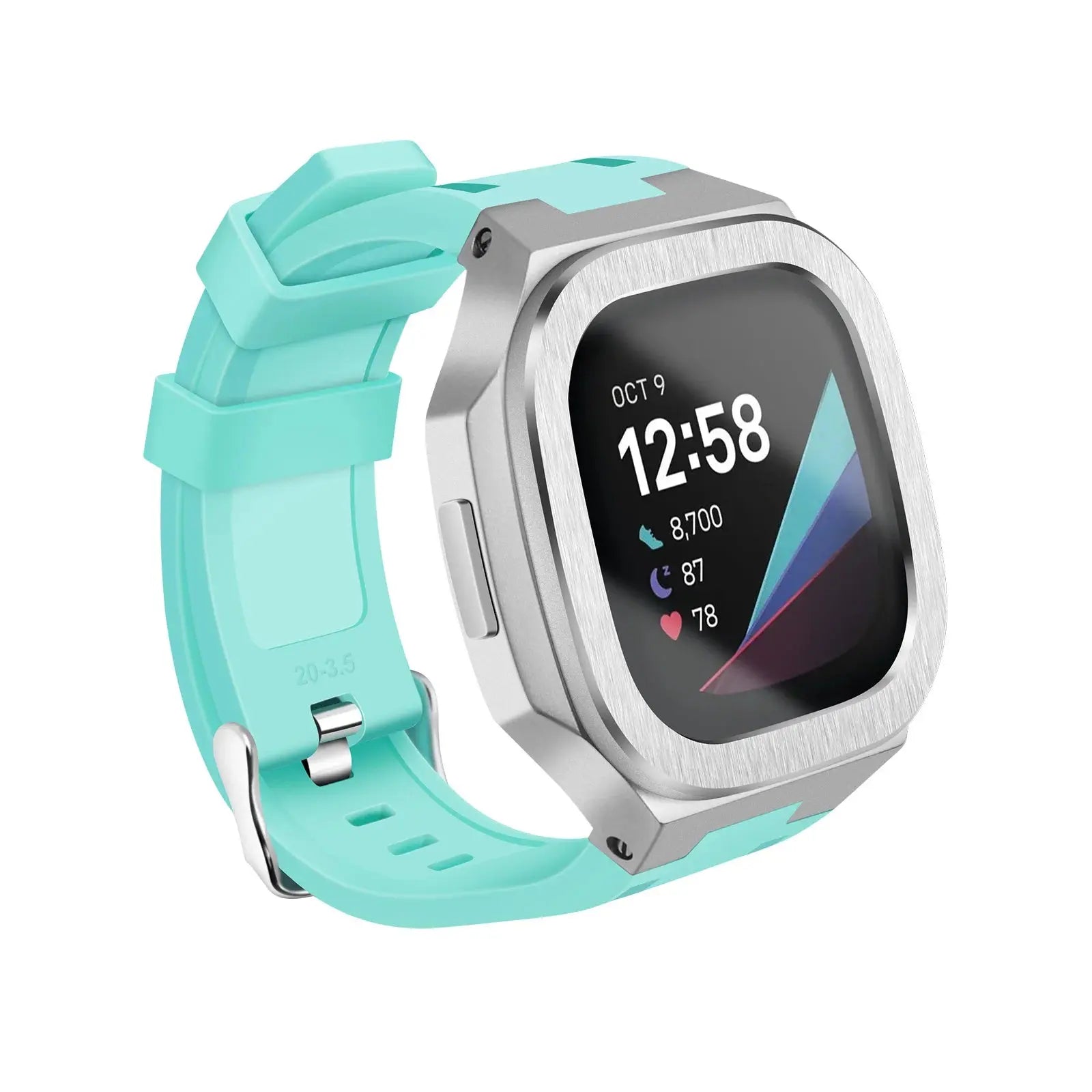 TitanFlex Band & ArmorShield Protector for Fitbit Versa 3/4 & Sense 1/2