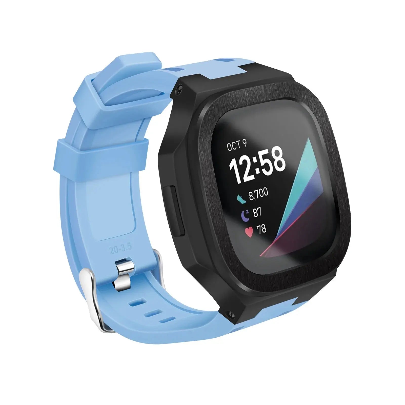 TitanFlex Band & ArmorShield Protector for Fitbit Versa 3/4 & Sense 1/2