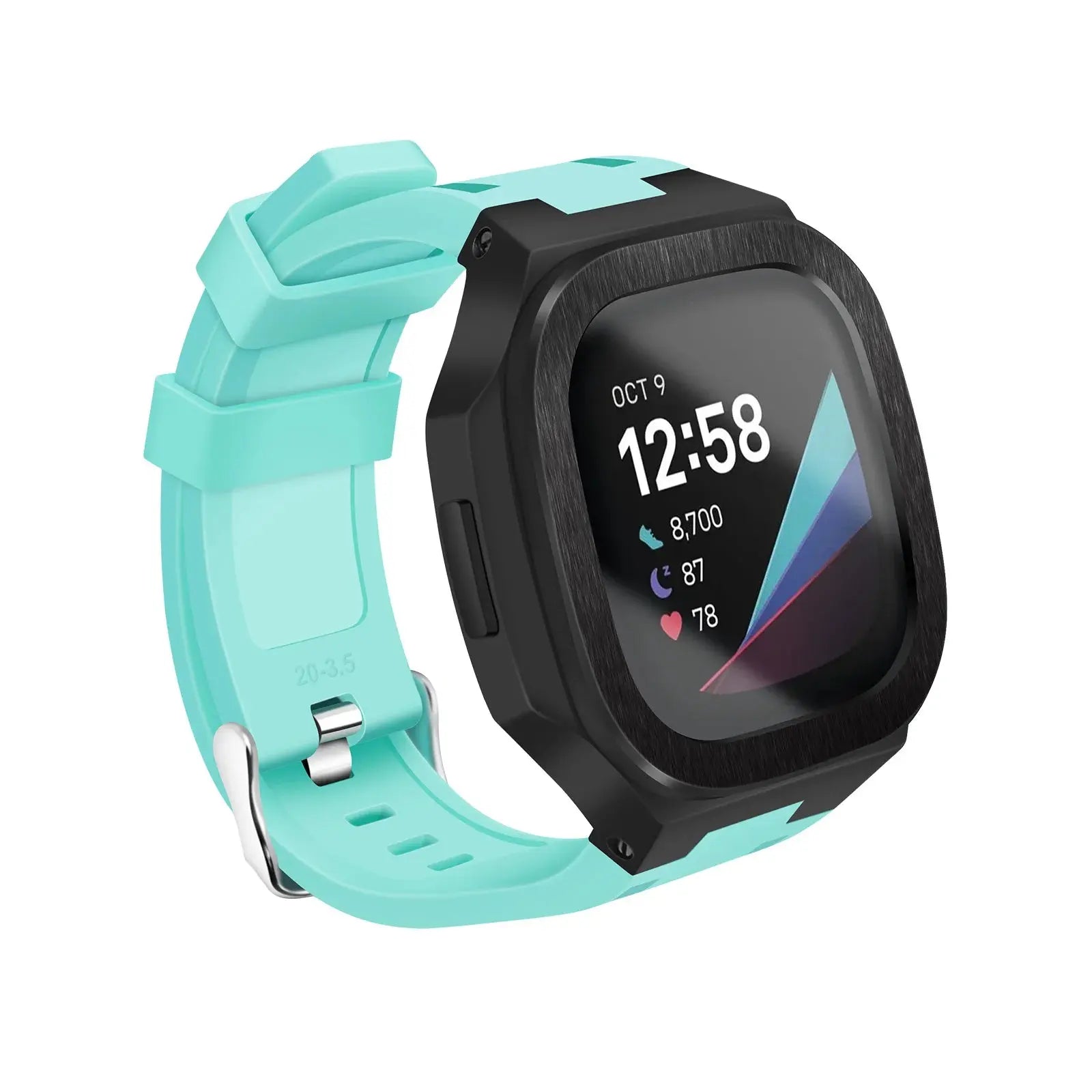 TitanFlex Band & ArmorShield Protector for Fitbit Versa 3/4 & Sense 1/2