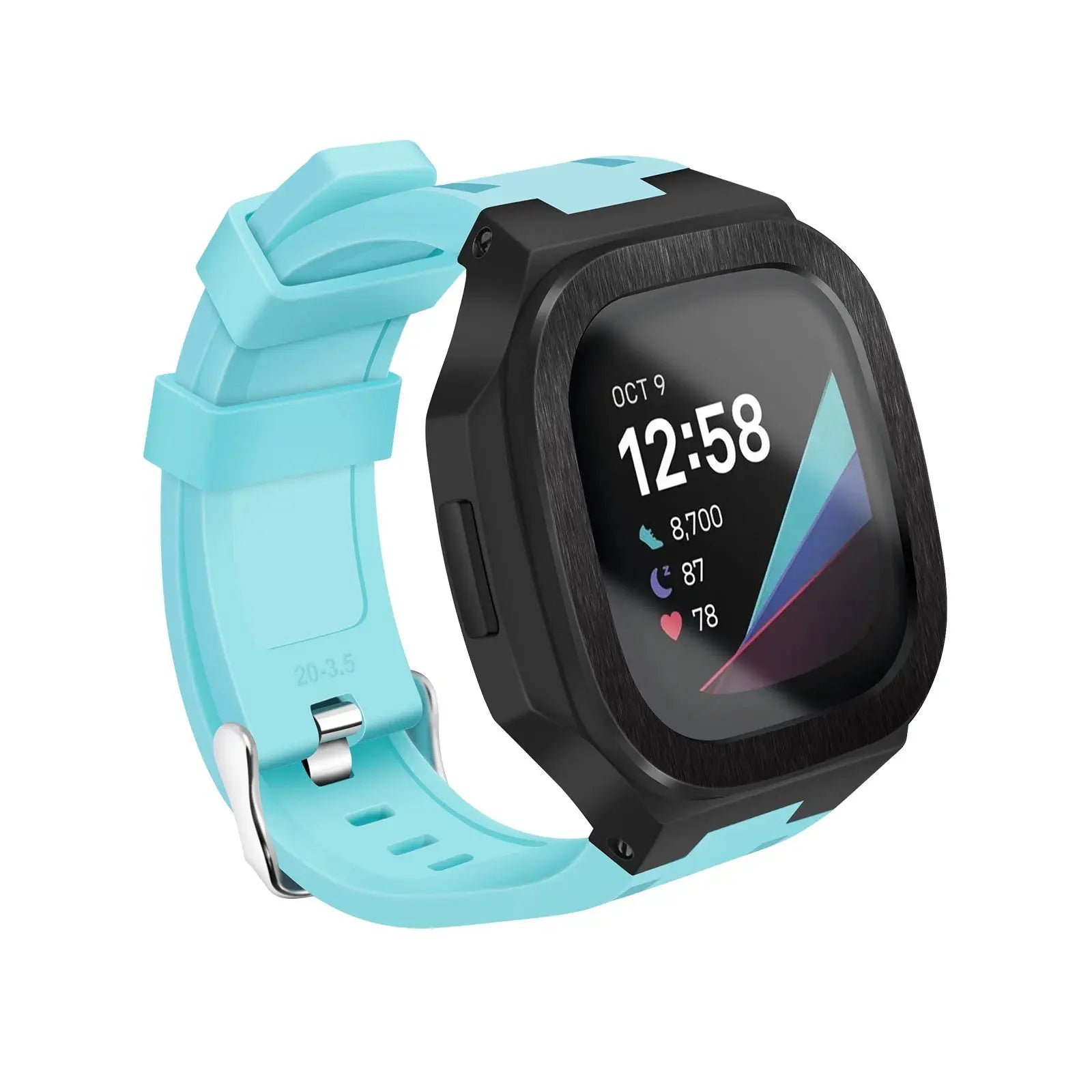 TitanFlex Band & ArmorShield Protector for Fitbit Versa 3/4 & Sense 1/2