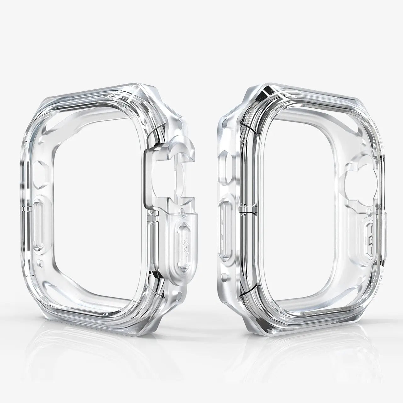 Transparent Case for Apple Watch Series Ultra 8 7 6 5 4 SE PC Hard Protector Bumper for Iwatch 49mm 45 44 40mm 41mm Accessories Pinnacle Luxuries