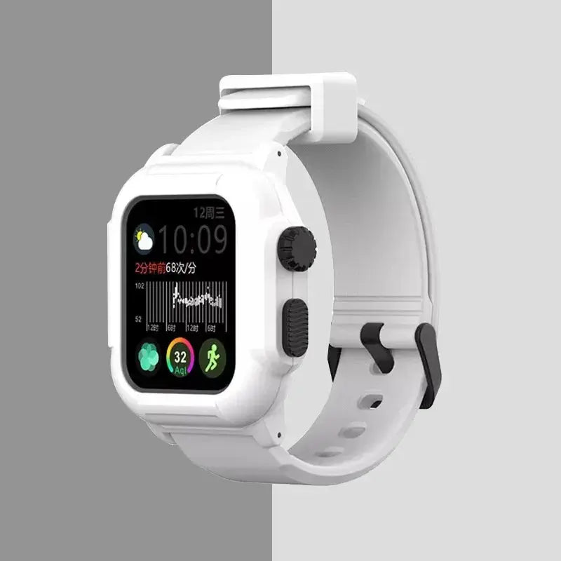 Pinnacle Luxuries Waterproof Silicone Band & TPU Case for Apple Watch - Pinnacle Luxuries