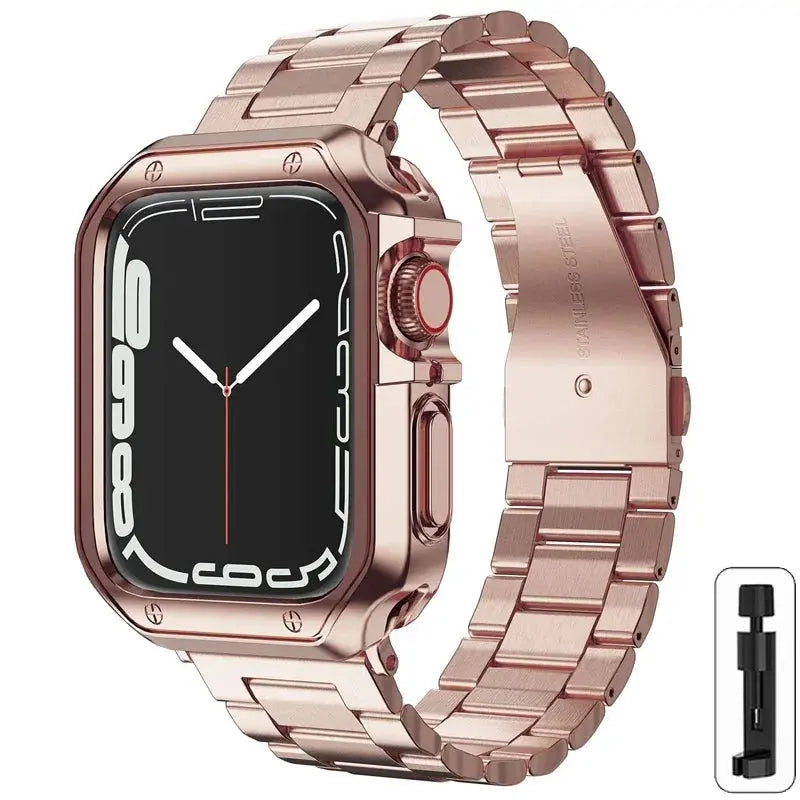 LuxGuard Elite Band & Case Set for Apple Watch