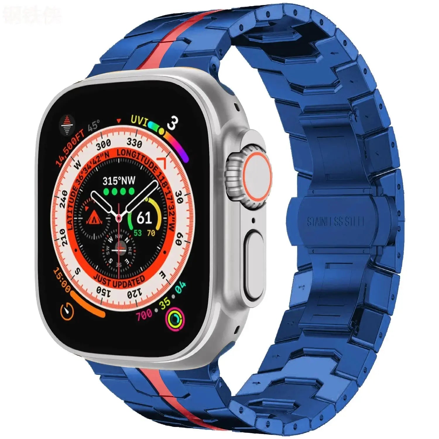 Stainless Steel Strap For Apple Watch Band 45mm 41mm 40mm 44mm 38mm Ultra 2 49mm Strap Metal Bracelet iWatch Series 10 46mm 42mm Pinnacle Luxuries