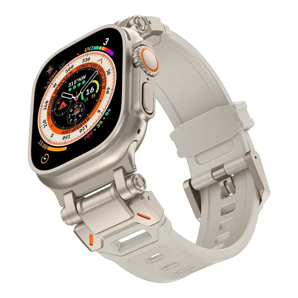 EleganceFlex Premium Silicone Band for Apple Watch - Pinnacle Luxuries