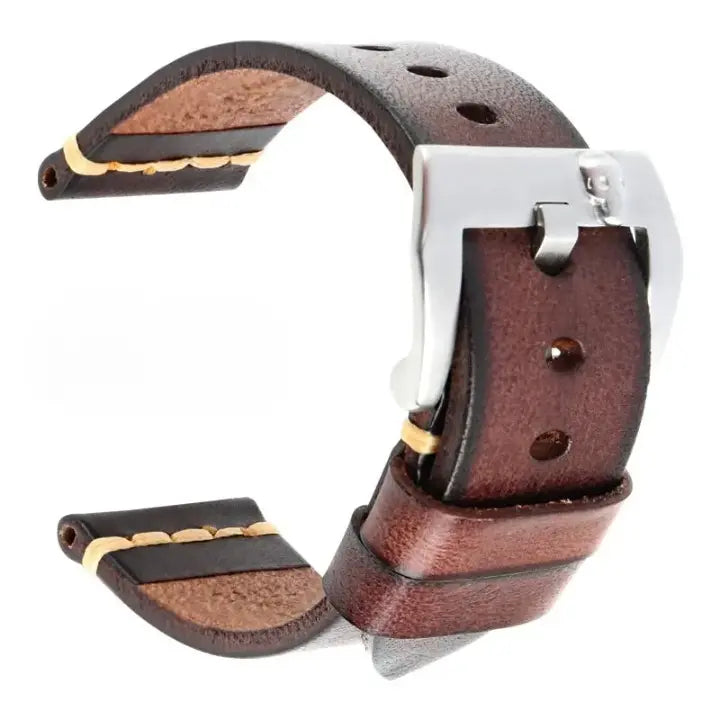 Vintage Italian Cow Leather Band For Samsung Galaxy Watch Pinnacle Luxuries