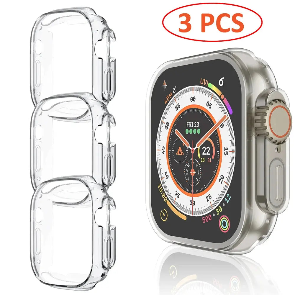 ArmorShield Flex Screen Protector Case for Apple Watch | 3 Pack