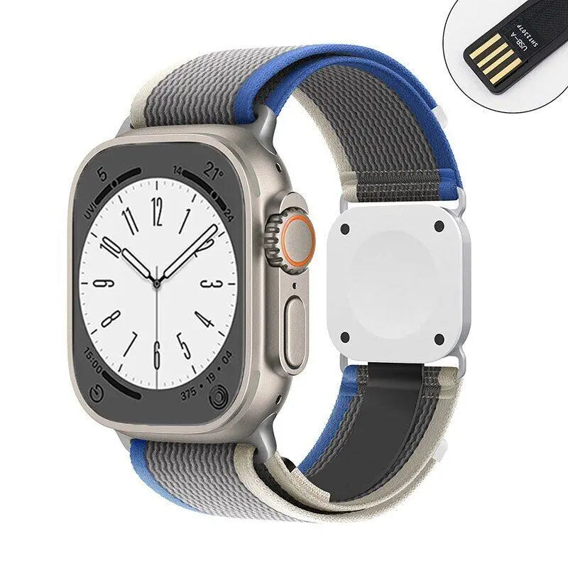 USB Charging Pinnacle Loop Band For Apple Watch Pinnacle Luxuries