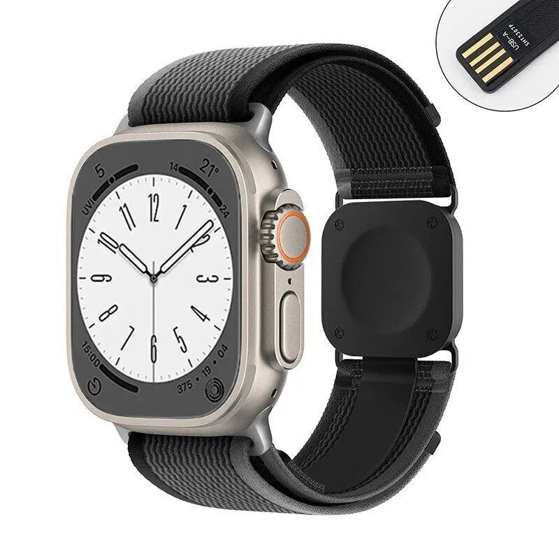 USB Charging Pinnacle Loop Band For Apple Watch Pinnacle Luxuries