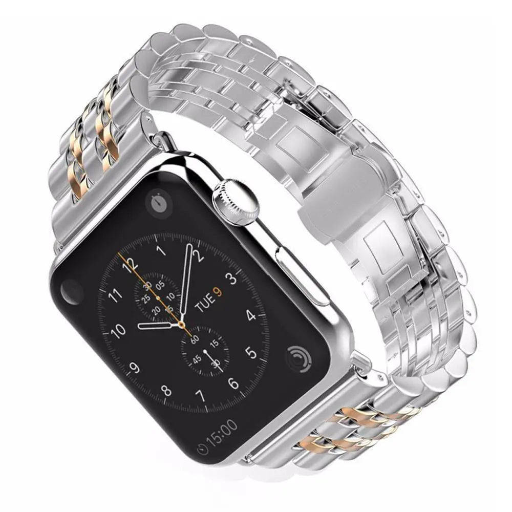 Ultimate Stainless Steel Apple Watch Band Case - Pinnacle Luxuries