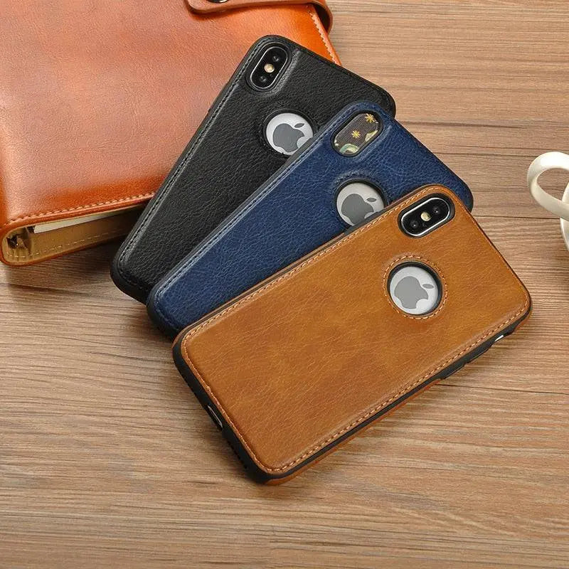 Pinnacle Custom Vintage Leather Apple iPhone Case - Pinnacle Luxuries