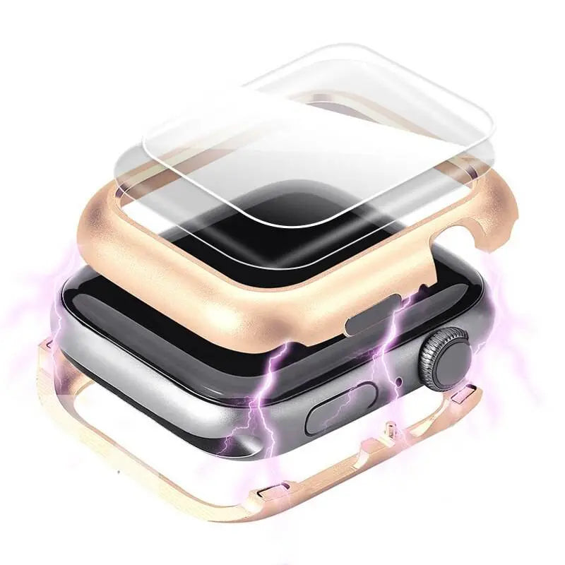 Ultimate Gold Edition Steel Apple Watch Case & Screen Protector - Pinnacle Luxuries