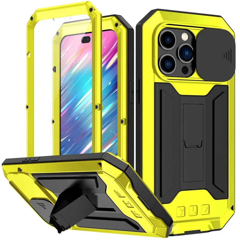 Rugged Full Body Military Grade Screen Protector Case For iPhone 14 / iPhone 13 - Pinnacle Luxuries