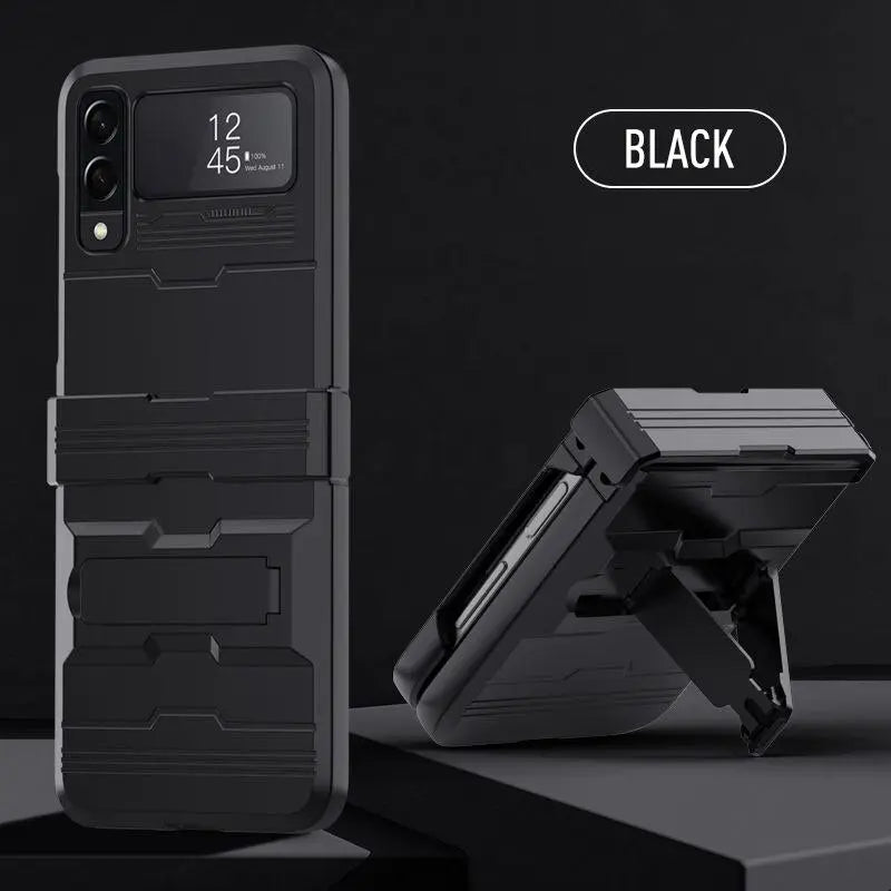 Pinnacle Shockproof Kickstand Case For Samsung Galaxy Z Flip 4 - Pinnacle Luxuries