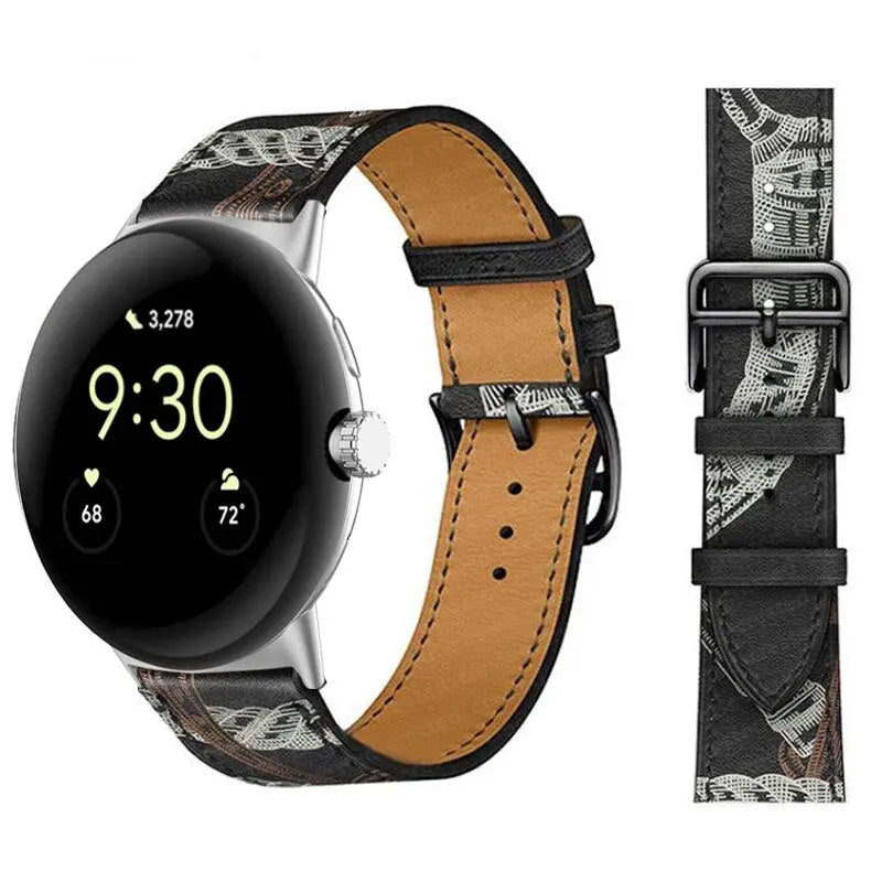 Pinnacle Premium Leather Band For Pixel Watch - Pinnacle Luxuries