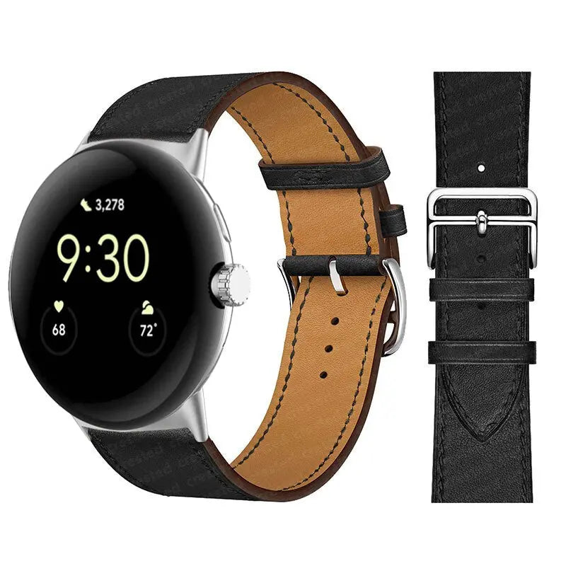 Pinnacle Premium Leather Band For Pixel Watch - Pinnacle Luxuries