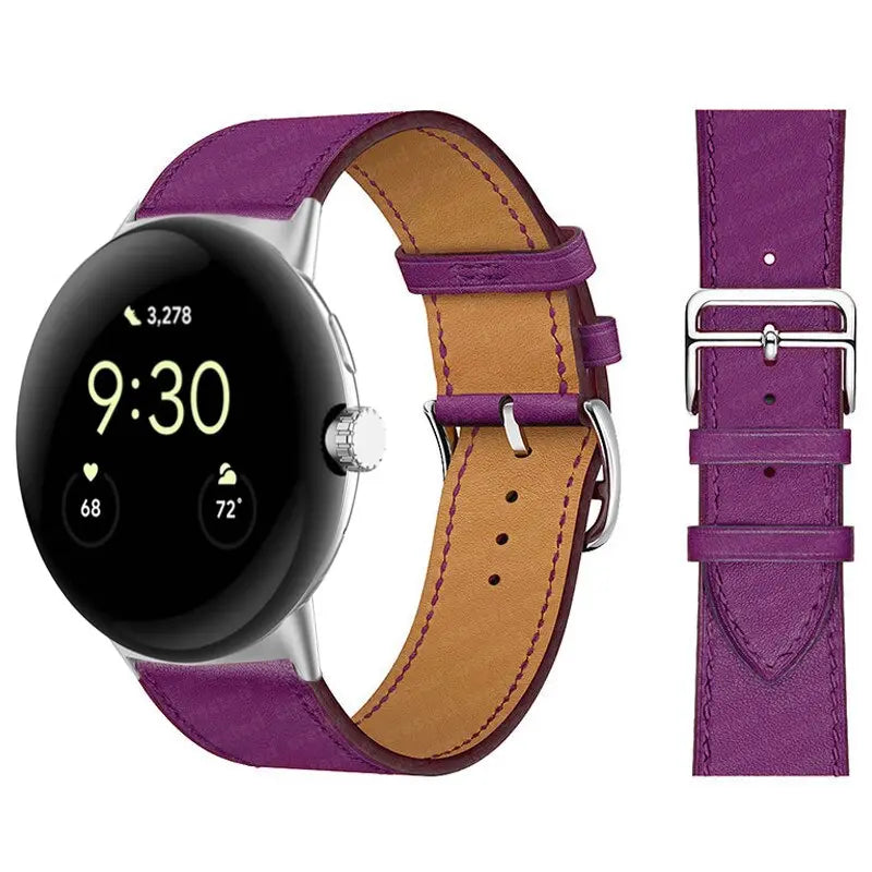 Pinnacle Premium Leather Band For Pixel Watch - Pinnacle Luxuries