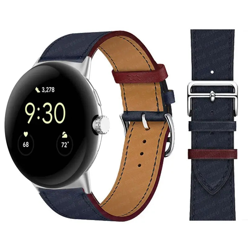 Pinnacle Premium Leather Band For Pixel Watch - Pinnacle Luxuries