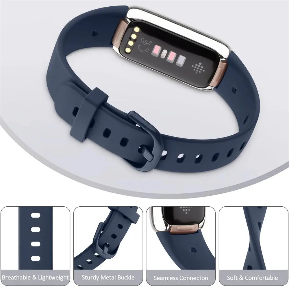 Sport Band For Fitbit Luxe Strap Soft Silicone Smart Watch Wristband Watchband Replacement belt Accessorie For Fitbit Luxe Strap - Pinnacle Luxuries
