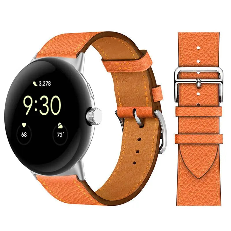 Pinnacle Premium Leather Band For Pixel Watch - Pinnacle Luxuries