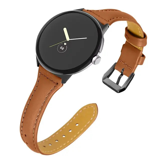 Pinnacle Slim Modern Leather Loop Band For Pixel Watch - Pinnacle Luxuries