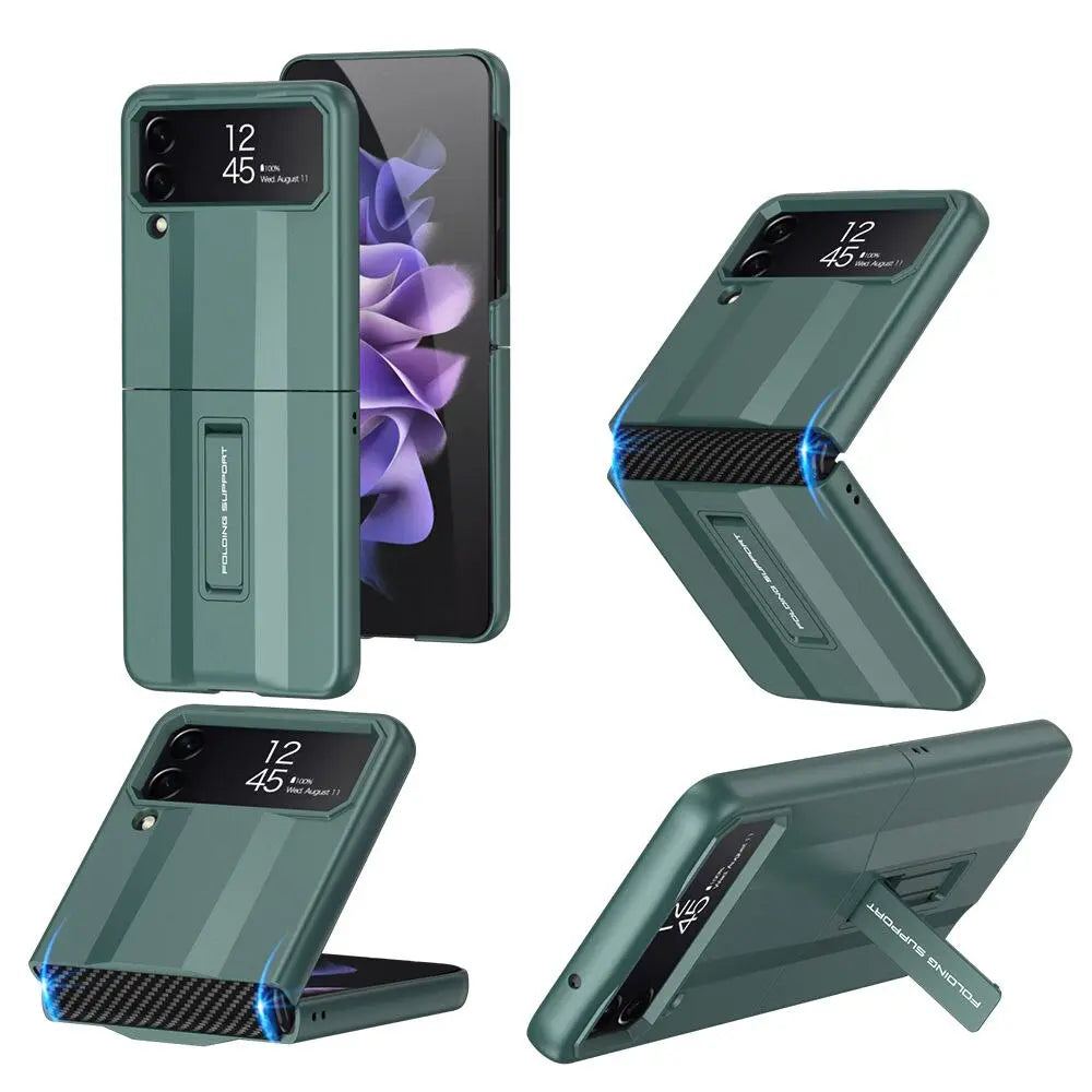 Pinnacle Prime Armor Kickstand Case For Samsung Galaxy Z Flip 4 - Pinnacle Luxuries