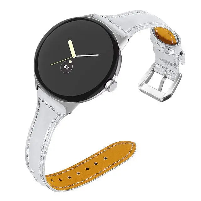 Pinnacle Slim Modern Leather Loop Band For Pixel Watch - Pinnacle Luxuries