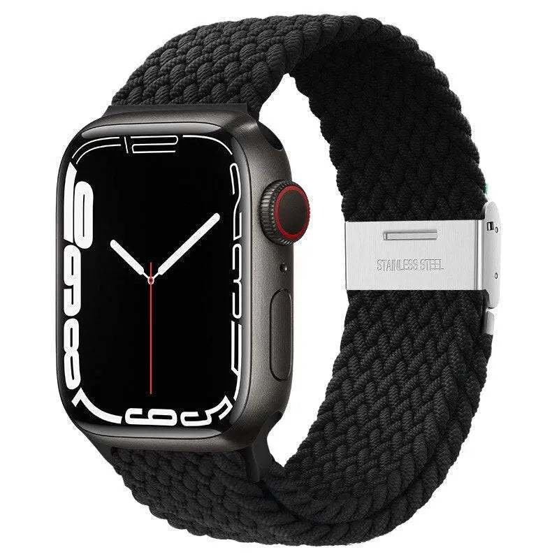 Nylon Braided Loop Band For Apple Watch - Pinnacle Luxuries