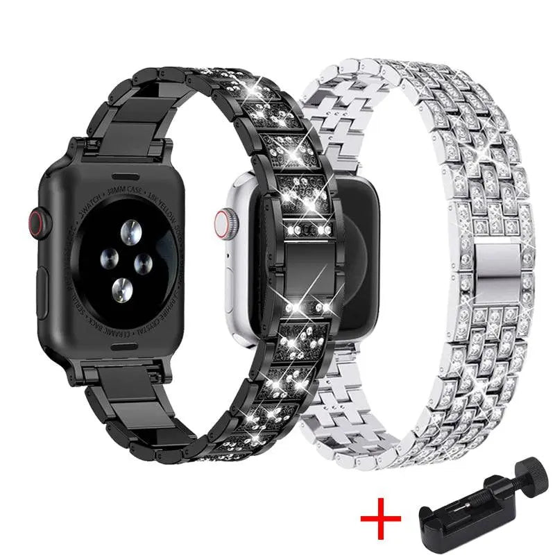 Diva Collection Pair Of Bands For Apple Watch - Pinnacle Luxuries