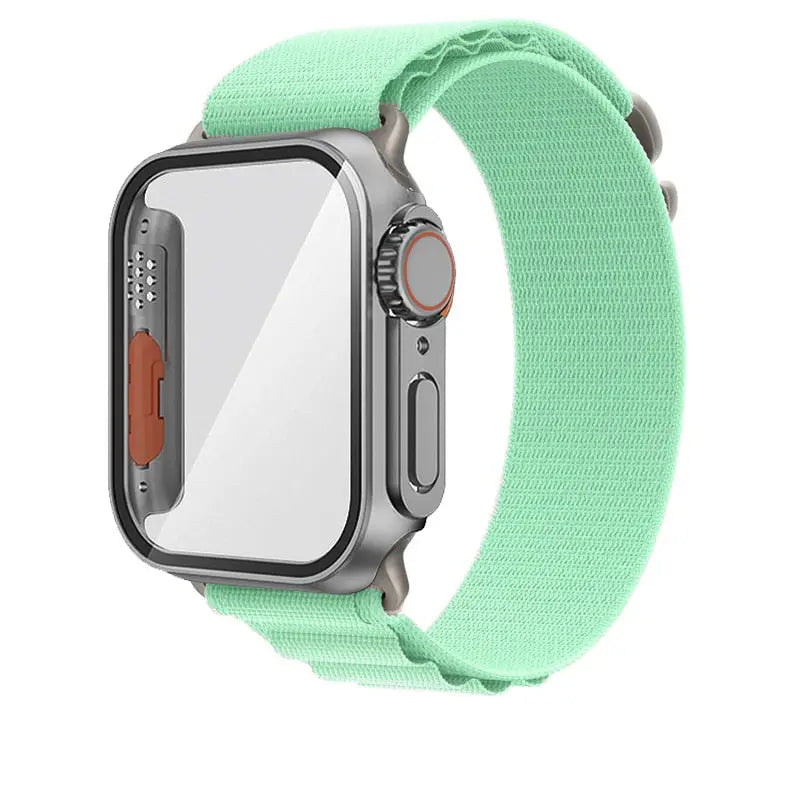 Ultimate Protection Bundle: Nylon Band and Case Screen Protector for Apple Watch - Pinnacle Luxuries